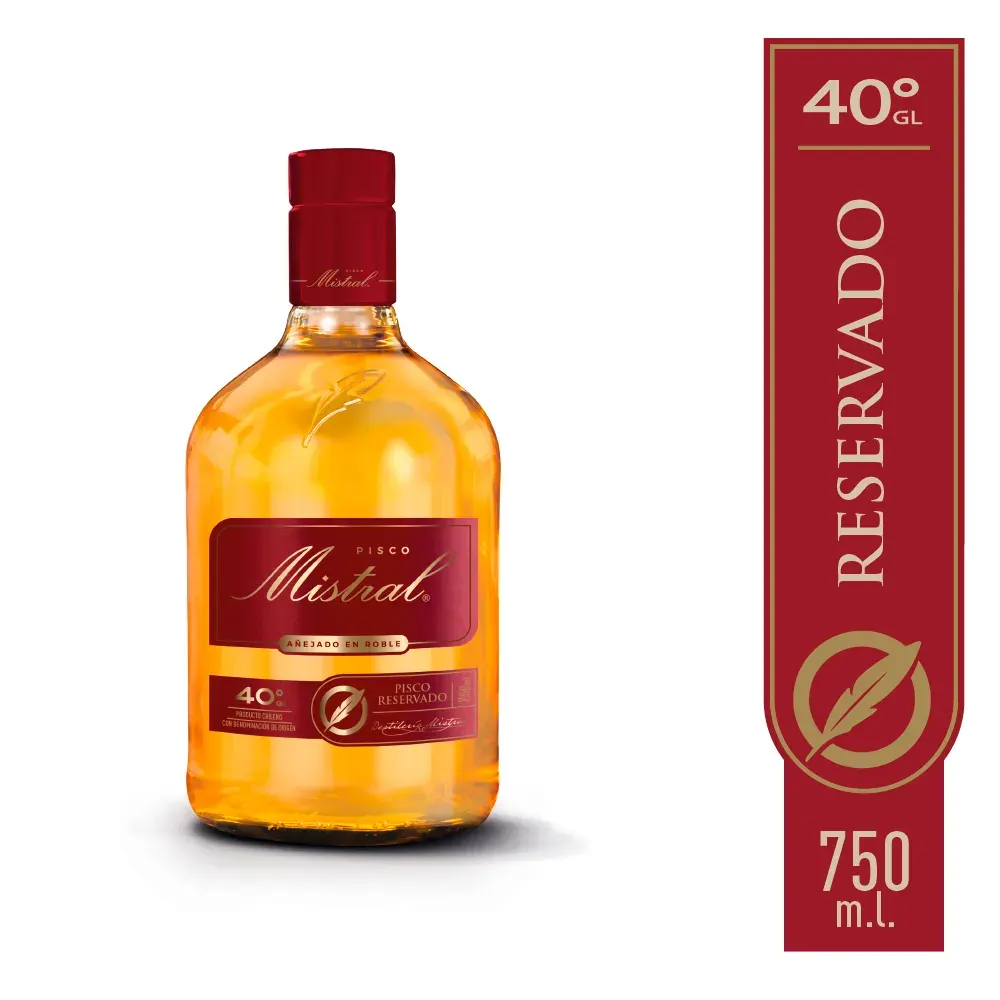 Pisco Mistral 40 Grados