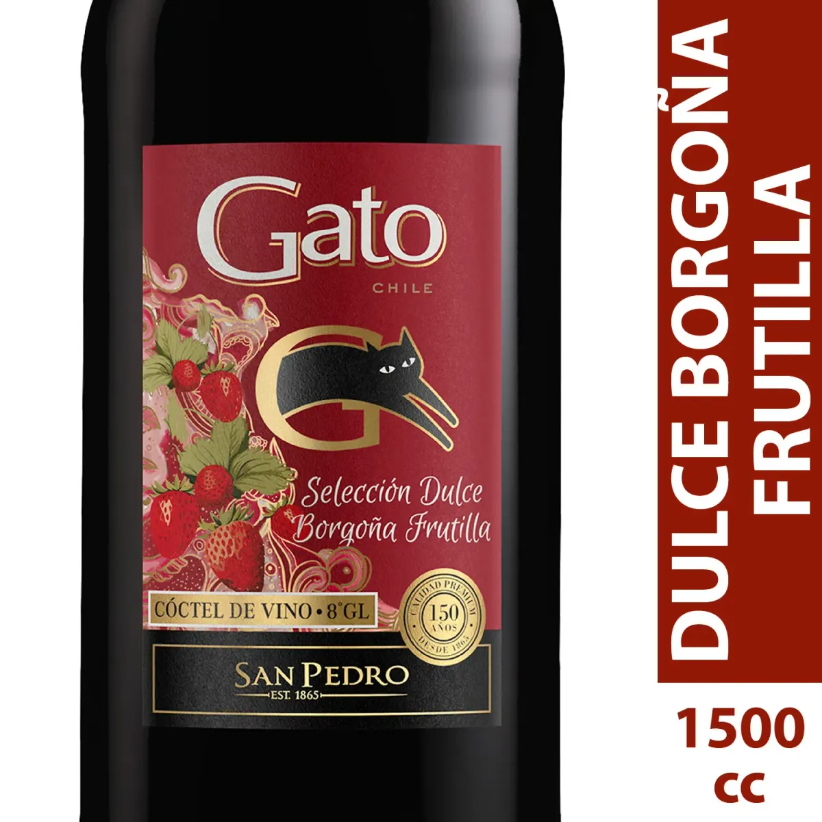 Gato Selección Dulce Sabor Borgoña Frutilla
