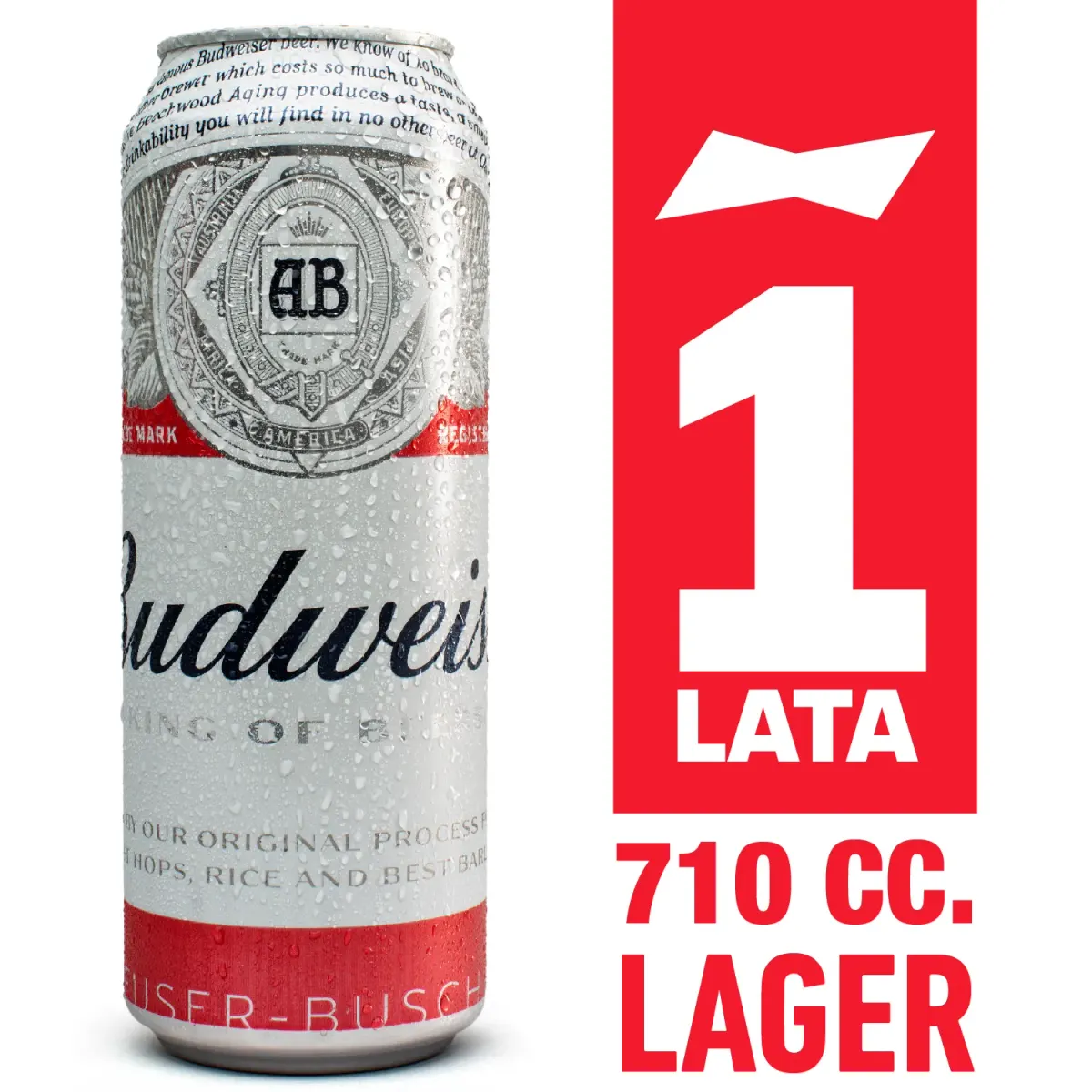 Cerveza Budweiser 1 Litro Retornable