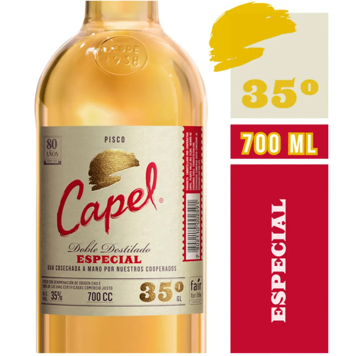 Pisco Capel 35 Bot 1lt