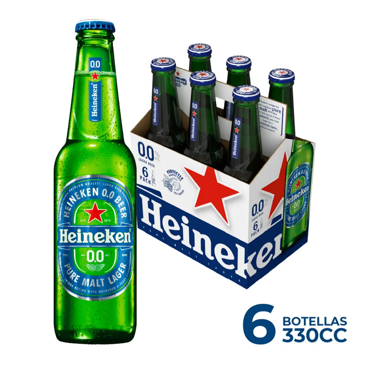 Cerveza Heineken 650ml Desechable